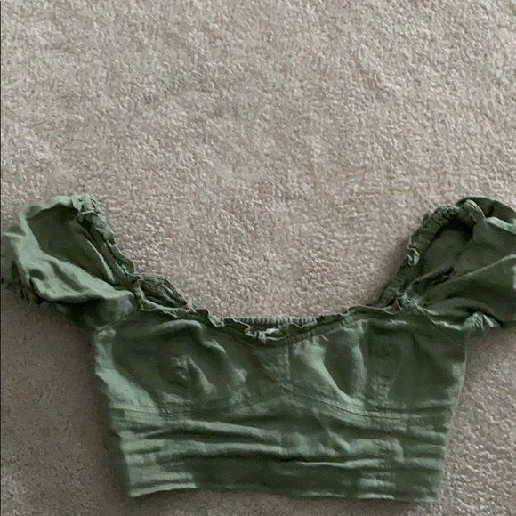 Wilfred free cropped off the shoulder top - Picture 1 of 5